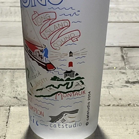 CatStudio 2004 Frosted Hamptons Glass - Vintage‎ Collectible - Picture 7 of 10